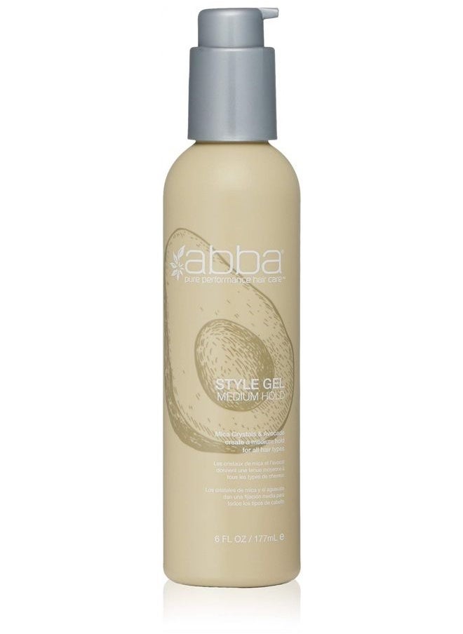 ABBA Style Gel Medium Hold, 6 Fl oz  - Image 1