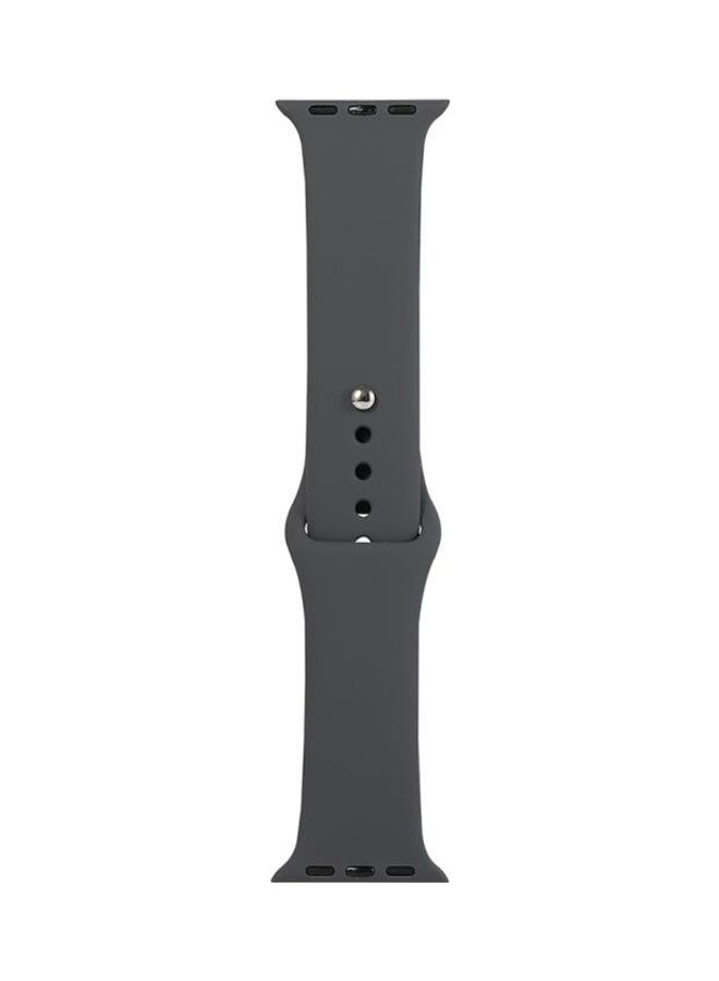 NIBEMINENT Replacement Watchband for Apple Watch Series 7/6/5/4/3/2/1/SE 42/44/45mm Grey - Image 1