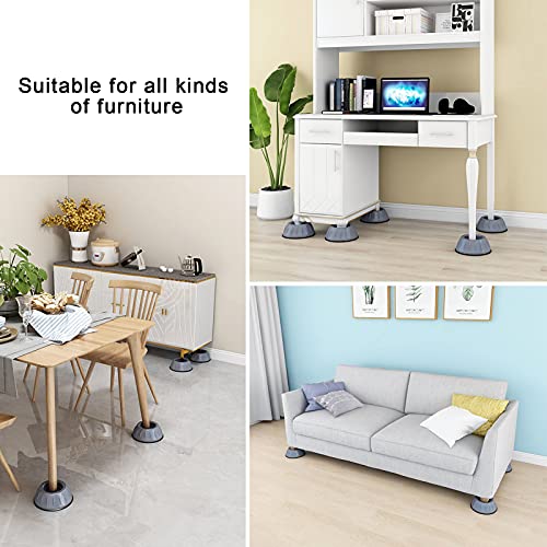 KRIZJUES Anti Vibration Pad for Washing Machine Support Set of 8, Rubber Washer Dryer Non Slip Shock Noise Cancelling Foot Mat, Anti-Walking Stabilizer Refrigerator Support Pad Pedestals for Washing Machine - Image 3