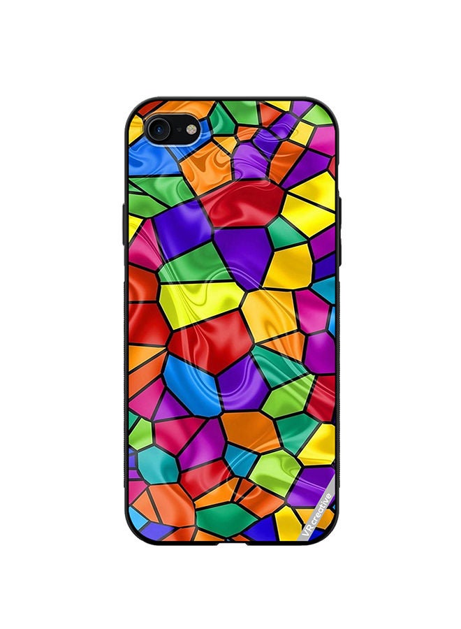 VR CREATIVE Protective Case Cover For Apple iPhone SE (2022) Mix Color Design Design Multicolour - Image 1