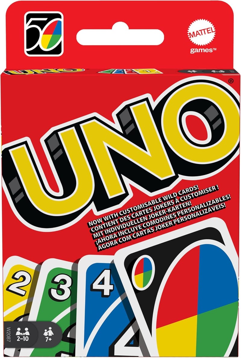 لعبة UNO الكلاسيكية - احصل على Wild 4 UNO! مع بطاقات Wild قابلة للتخصيص - Image 1
