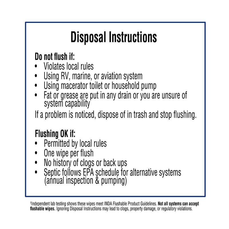 Equate Fresh Scent Flushable Wipes, 7" X 5.25", Count of 240, 5 Pack - Image 5