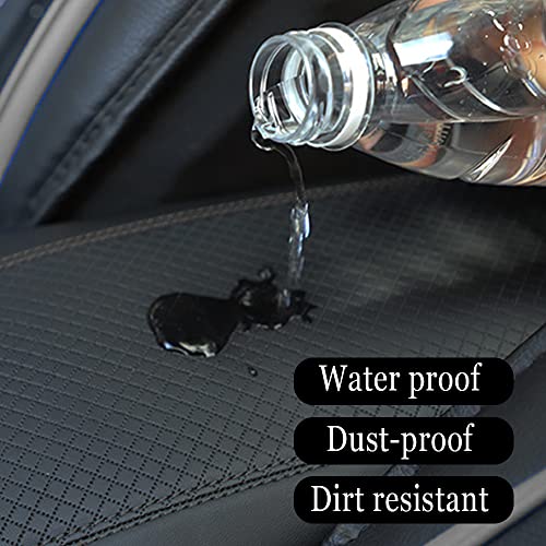 ASUBHA Car Center Console Cover, Car Armrest Storage Box Mat, Fiber Leather Car Center Console Cover, Car Armrest Seat Box Cover Universal Car Interior Accessories for Most Car, SUV, Truck - Image 4
