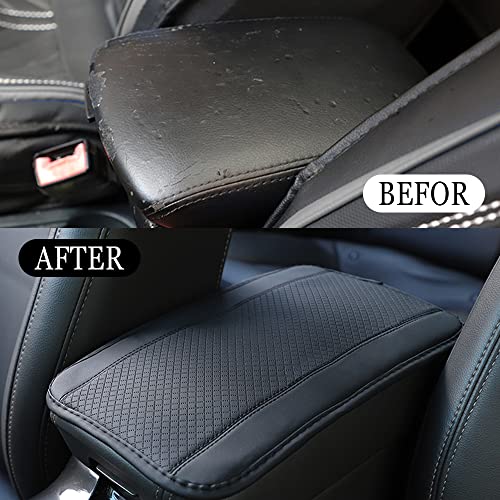 ASUBHA Car Center Console Cover, Car Armrest Storage Box Mat, Fiber Leather Car Center Console Cover, Car Armrest Seat Box Cover Universal Car Interior Accessories for Most Car, SUV, Truck - Image 5