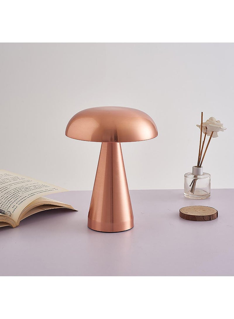 USB charging mushroom lamp bedside lamp creative small night lamp atmosphere lamp restaurant table lamp - Image 1
