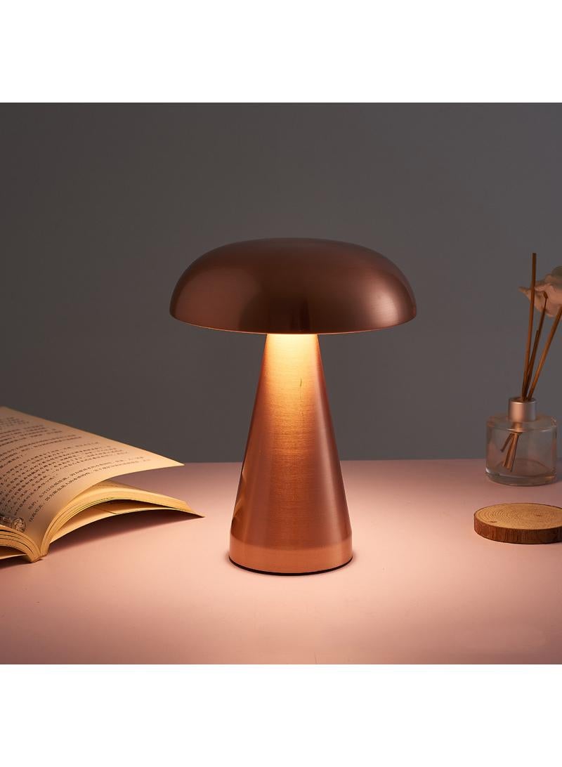 USB charging mushroom lamp bedside lamp creative small night lamp atmosphere lamp restaurant table lamp - Image 2