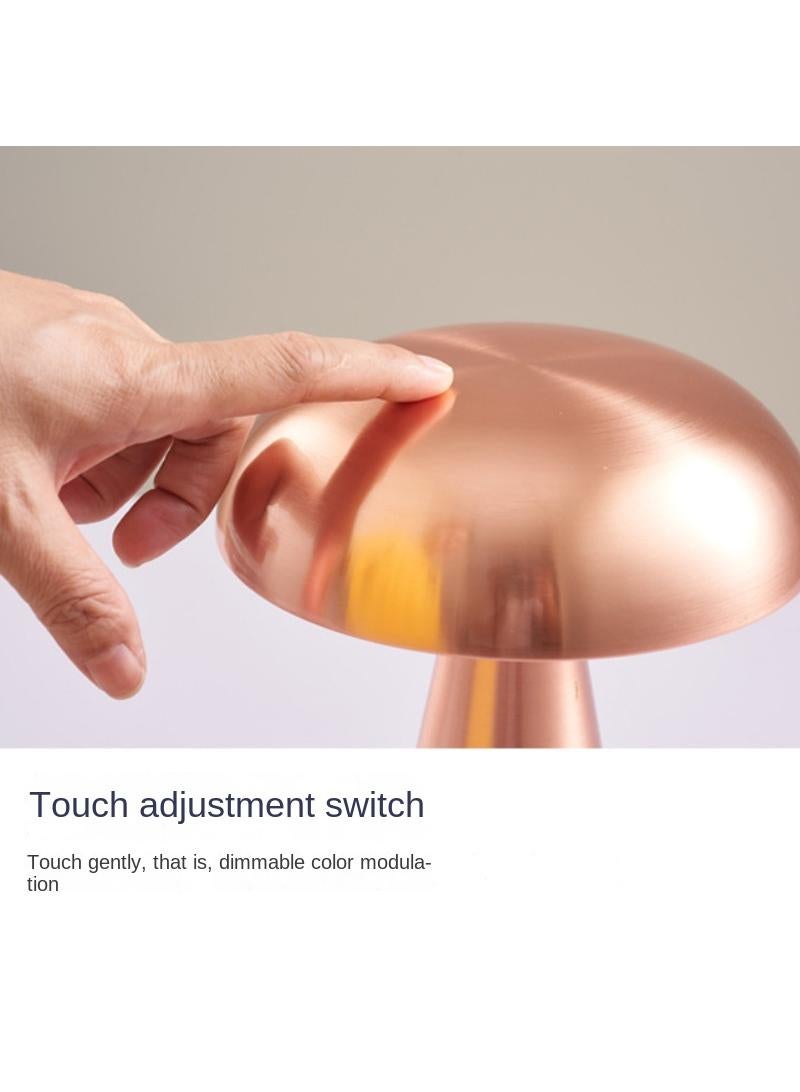 USB charging mushroom lamp bedside lamp creative small night lamp atmosphere lamp restaurant table lamp - Image 5