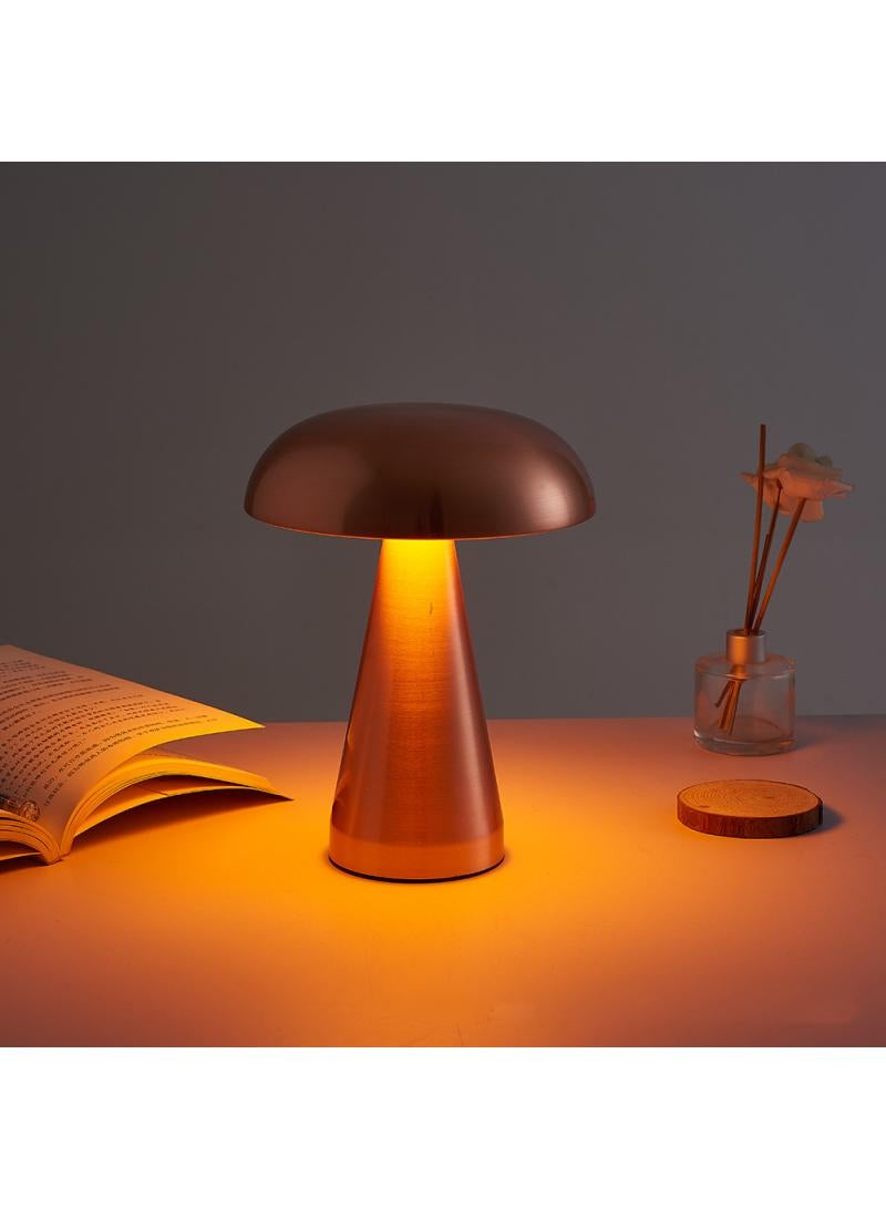 USB charging mushroom lamp bedside lamp creative small night lamp atmosphere lamp restaurant table lamp - Image 4