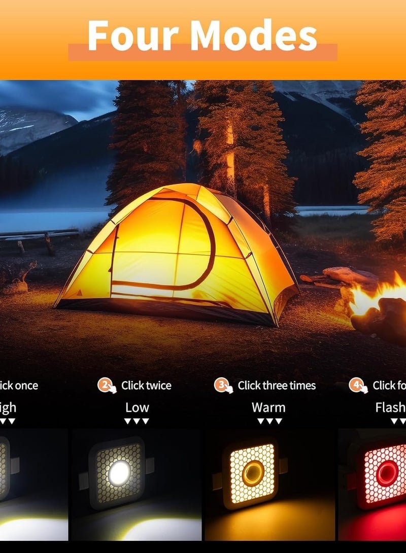 Solar Powered Light Super Bright Rechargeable Solar Working Lamp Lift Control and Power Display Camping Lamp (White) - Image 3