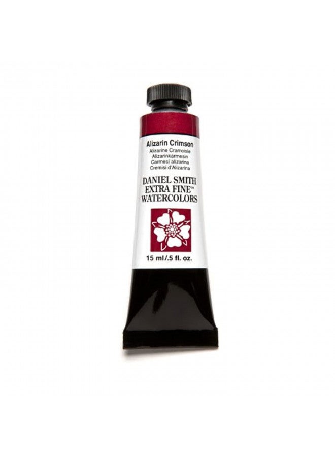 DANIEL SMITH Extra Fine Watercolor 15ml Paint Tube, Alizarin Crimson (284600004), 0.5 Fl Oz (Pack of 1) - Image 1