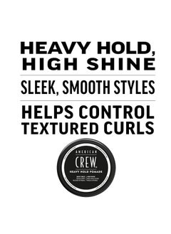 AMERICAN CREW American Crew Men's Hair Pomade High Hold & High Shine 85g  - Image 4