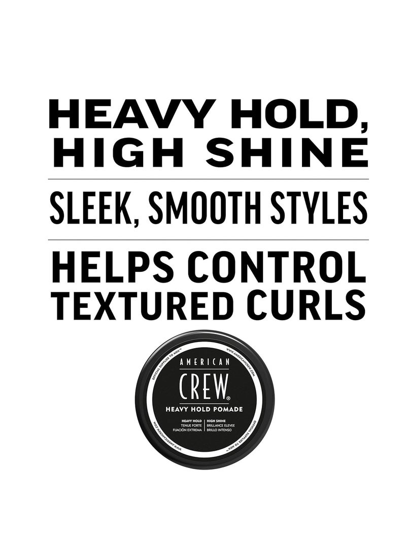 AMERICAN CREW American Crew Men's Hair Pomade High Hold & High Shine 85g  - Image 4
