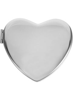 balacoo Balacoo Folding Compact Mirror, Metal Travel Makeup Mirror, Heart Shaped Mirror, Portable Cosmetic Mirrors, Double-Sided Vanity Mirror for Men Women 