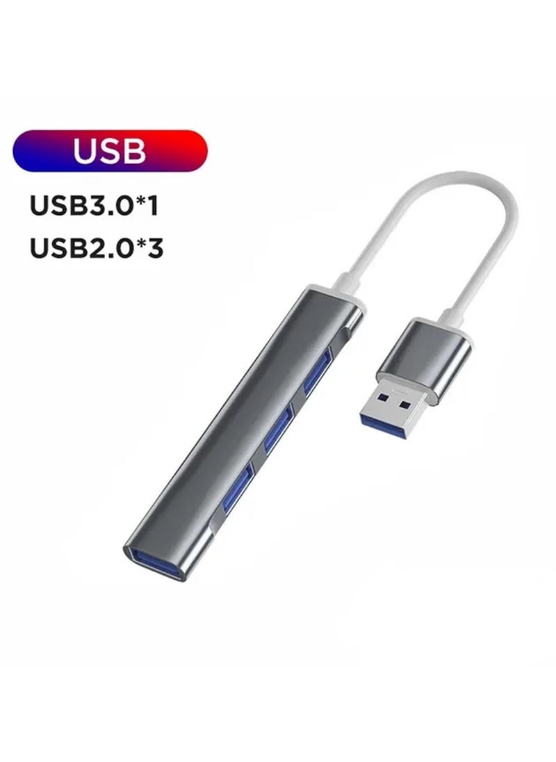 Digital Home - USB Hub Adapter Multiport 4 in 1 Docking Station Compatible for MacBook Laptops and Windows - Image 1