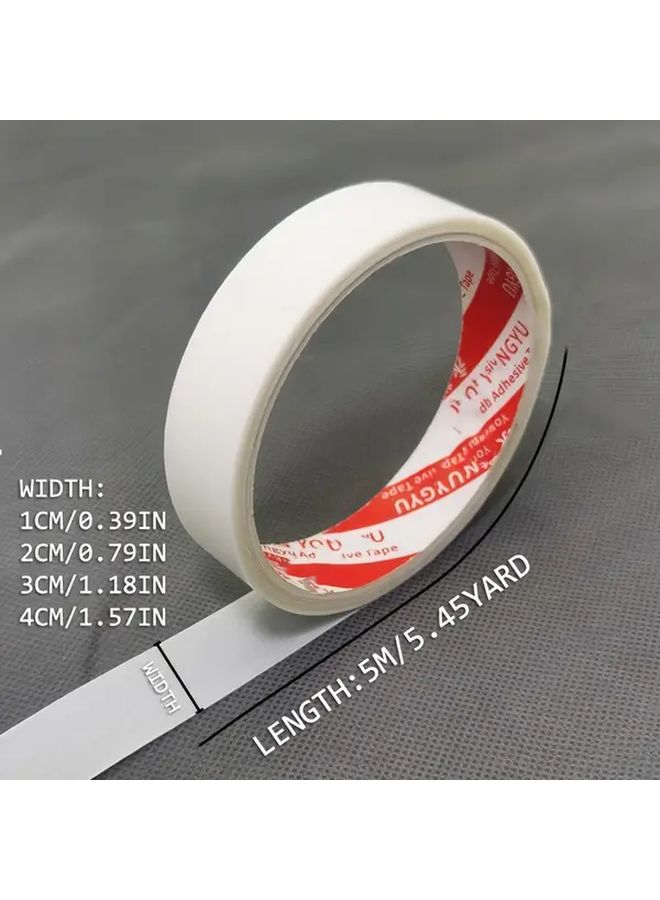 One Roll 196.9 Inch Self-Adhesive Elastic Hem Tape For Clothing Edges Iron On No Sew - Image 3