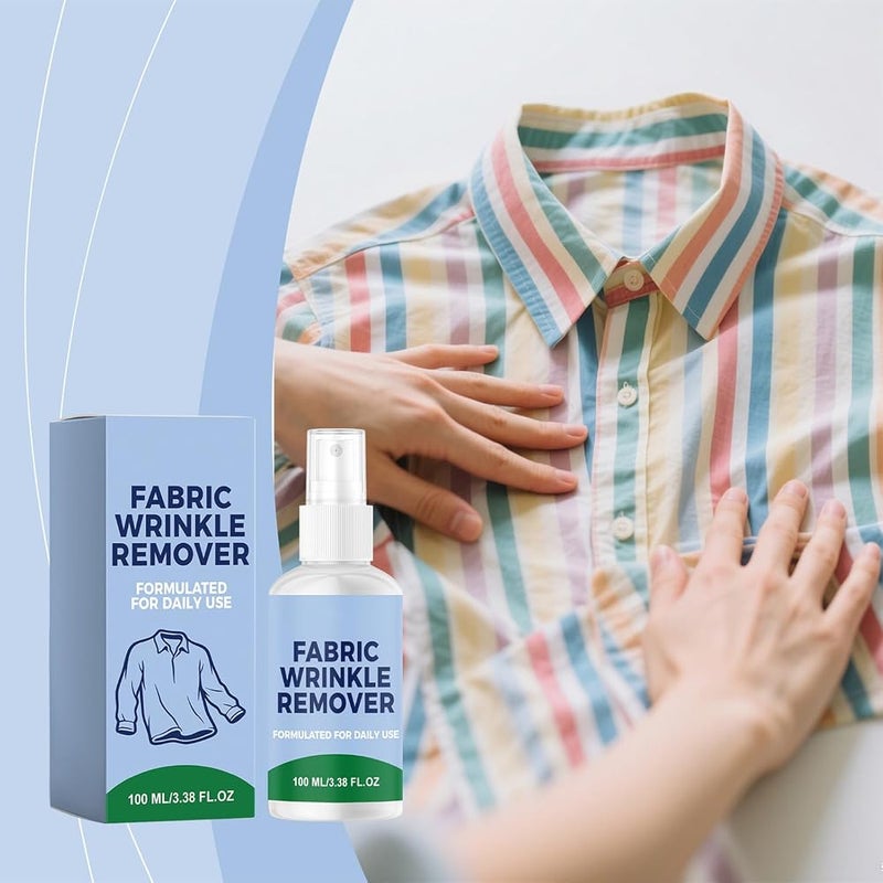 Goreem Wrinkle Release Spray, Travel Size Spray, All In One Formula, Removes Wrinkles, Static and Odor Eliminator,Portable Fabric Static Control & Anti-Frizz, Cling-Free, Instant Wrinkles Release - Image 2