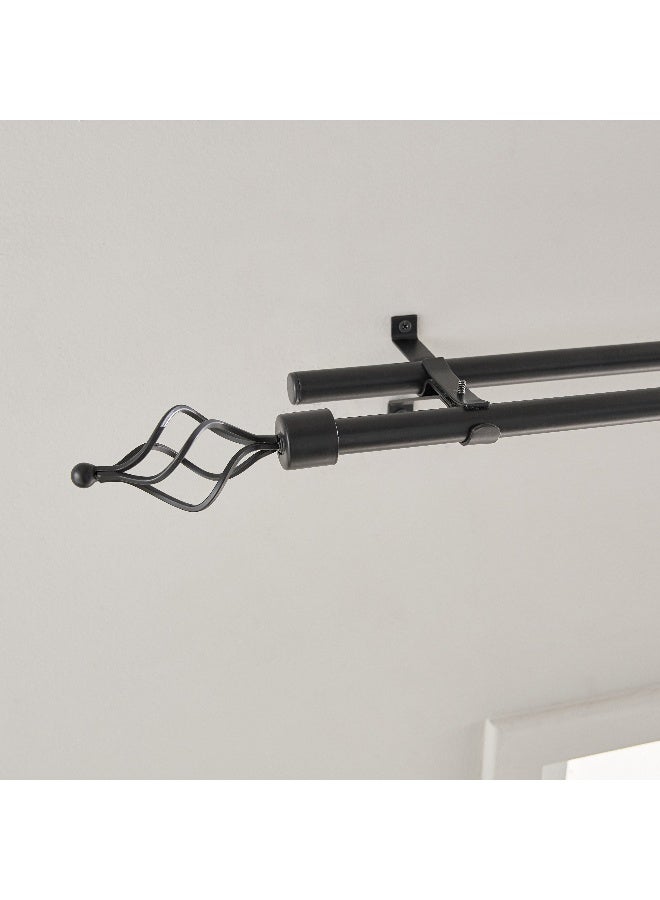 Home Box Emily Extendable Double Curtain Rod 110-200 cm - Image 1