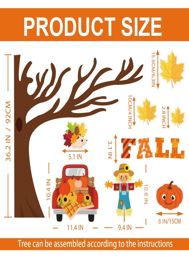 Joffetii 120Pcs Fall Bulletin Board Decorations - Fall in Love with Learning Thanksgiving Autumn Scarecrow Pumpkin Cutouts for Classroom School Office Home Wall - Image 2
