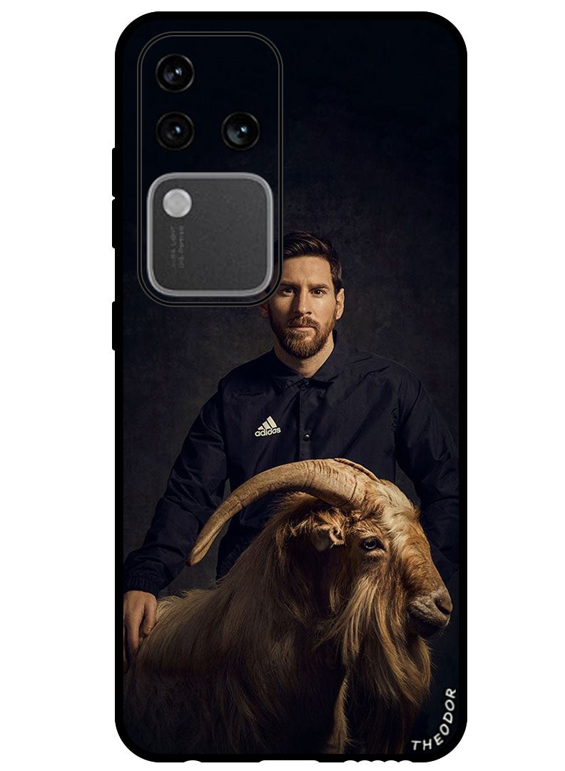 Theodor Protective Case Anti Scratch Shock Proof Bumper Cover For Vivo S18 Pro Messi Goat - Image 1