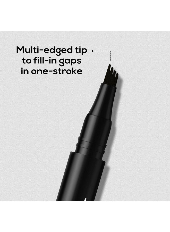 Renee Browfill Eyebrow Pen- Black, Waterproof & Smudge-Proof, One Swipe Application With Micro Precision, Natural & Long-Lasting Finish, For Denser & Fuller Eyebrows, Easy To Use, Cruelty-Free - Image 2