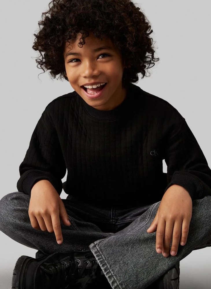 Calvin Klein Jeans Kids Quilted Sweatshirt
