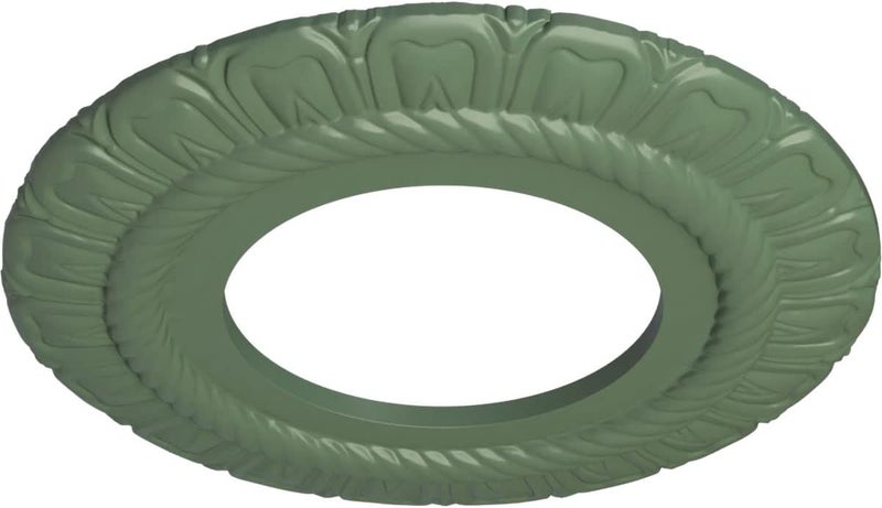 Ekena Millwork Claremont Ceiling Medallion, Athenian Green - Image 2