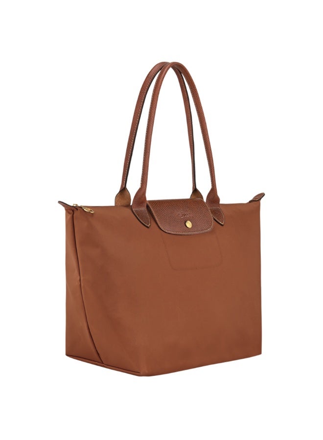 Longchamp Le Pliage Large Foldable Tote Bag, Cognac Brown - Image 5