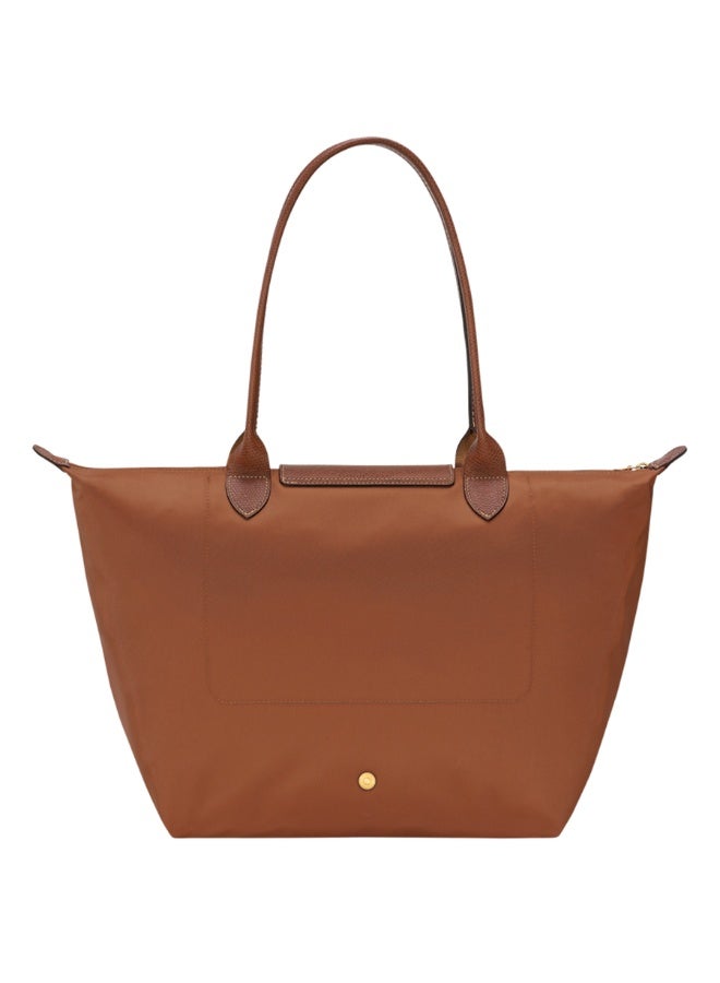 Longchamp Le Pliage Large Foldable Tote Bag, Cognac Brown - Image 2