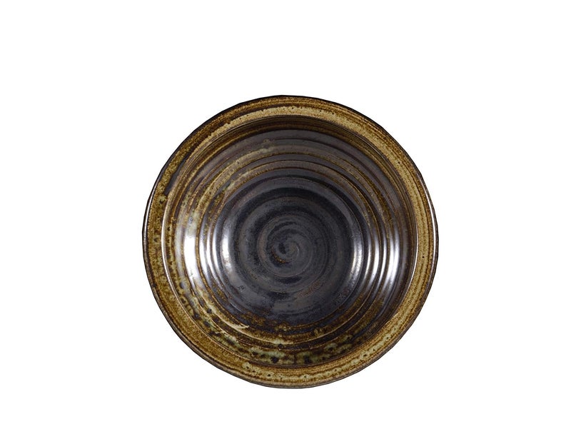 Caffeine Caffeine Ceramic Handmade Grey Crackle Serving Bowls 75 Set of 1 - Image 3