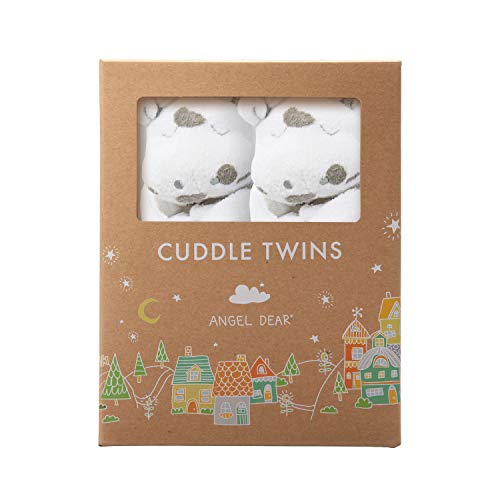 Angel Dear -White Cow with Grey Spots, Cuddle Twin Set - Image 5