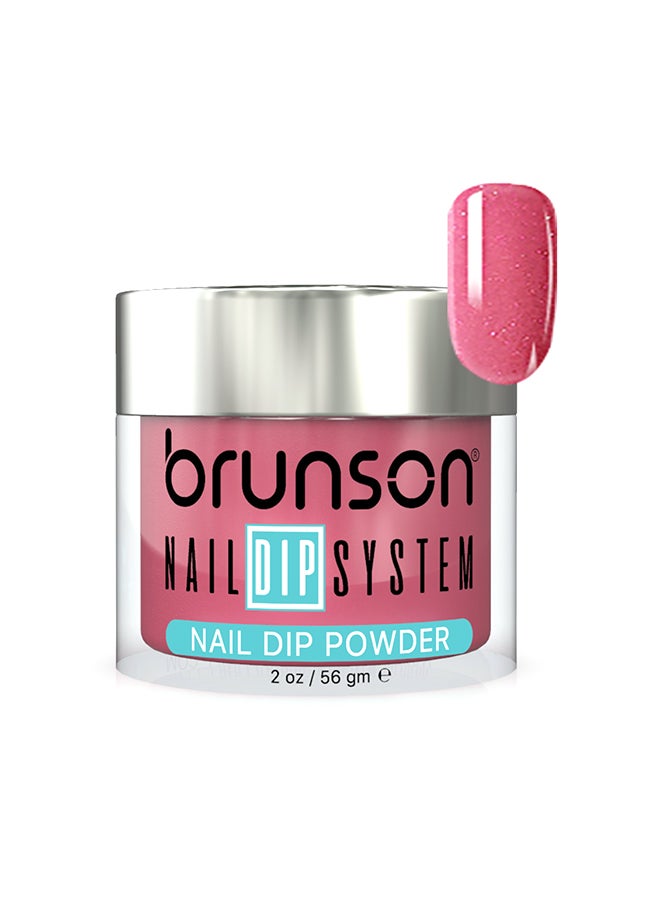 Nail Dip Powder Dip And Buff System Color 56gm, French Nail Art Starter Manicure Salon DIY At Home Odor Free And Long Lasting No Needed Nail Lamp Curing BDK125
