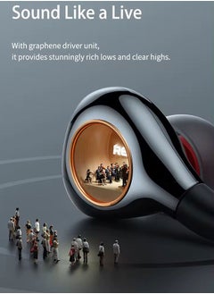 REMAX In-Ear Headphones With In-Line Volume Control, Noise Cancellation For IPhone, IPad Pro, IPod, IOS Devices, GearPod-LT-Black  - Image 4
