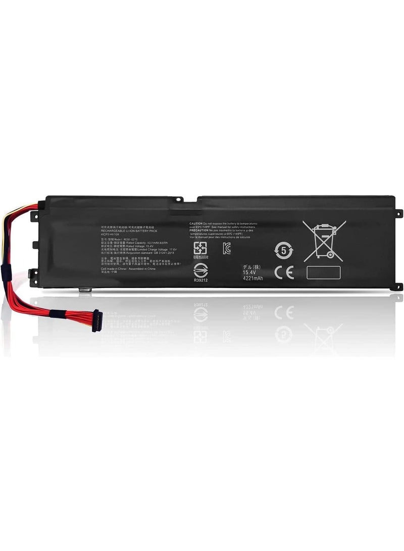 Terabyte 15.4V 4221MAH-65WH RC30-0270 RZ09-0270 Battery Compatible for Razer Blade 15 Base 2018 Series: - Image 1