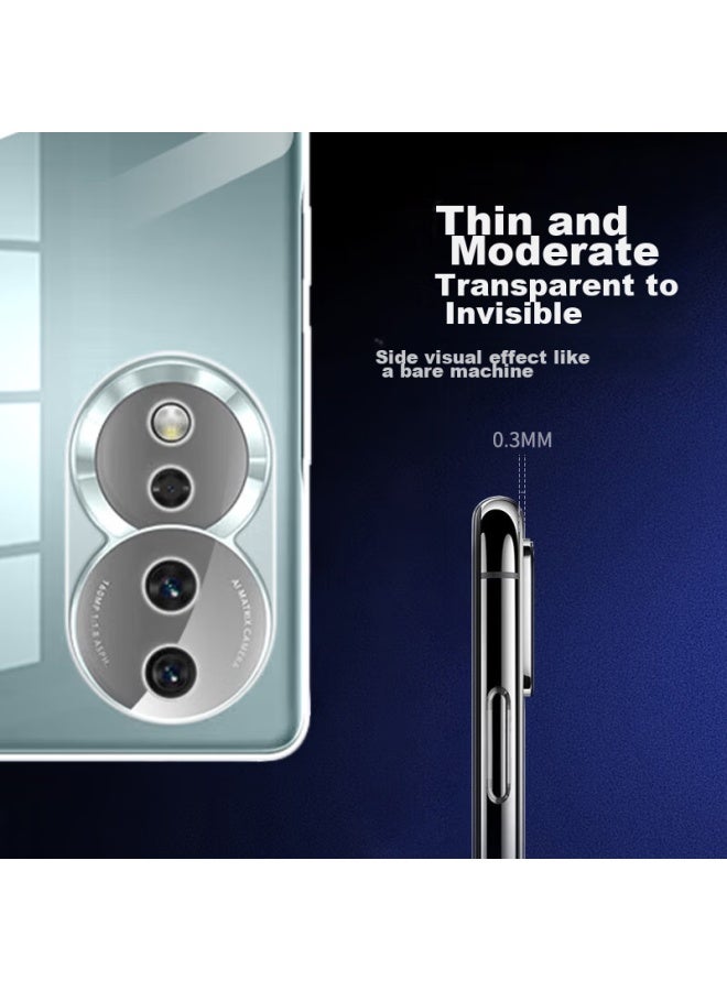 Koolife Case For Honor 80, Protective Cover For Huawei Honor 80, Full Lens Protection, Simple Skin-friendly Transparent Soft Shell, Fingerprint-resistant Back Cover - Image 2