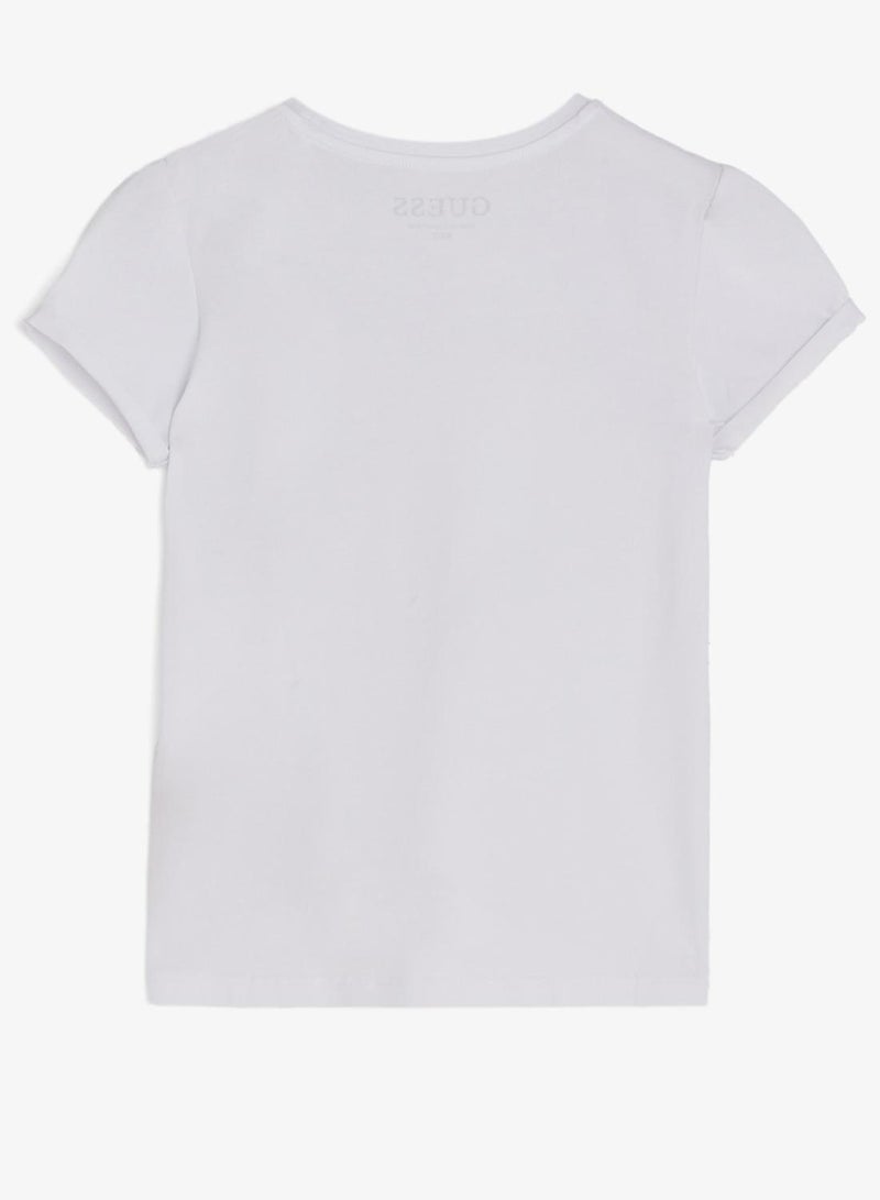 GUESS Infant Crew Neck T-Shirt And Skirt Set - Image 4