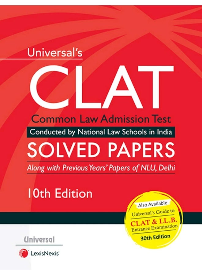 CLAT - Solved Papers, 10/E [Paperback] - Image 1
