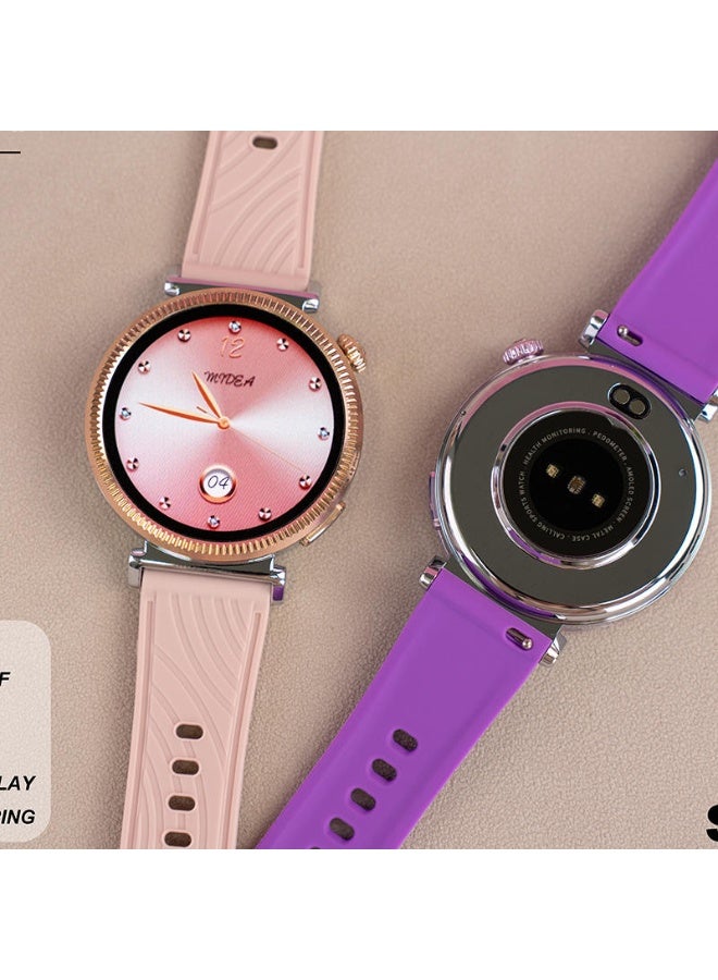 Kalobee SK9mini Smartwatch AMOLED Display Bluetooth Calling Always-On Display Dynamic Island UI IP68 Waterproof Fitness Tracker Health Monitoring Heart Rate Sleep Tracking Sports Modes 3 Strap Set Android iOS - Image 5