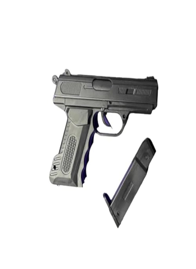 Toy Pistol with Extra Bullets – M11 Model in Black  - Image 2