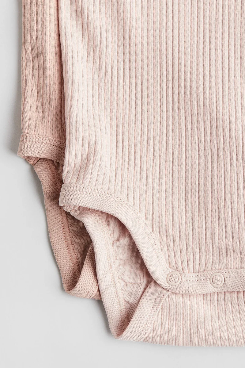 H&M 3-Pack Ribbed Bodysuits