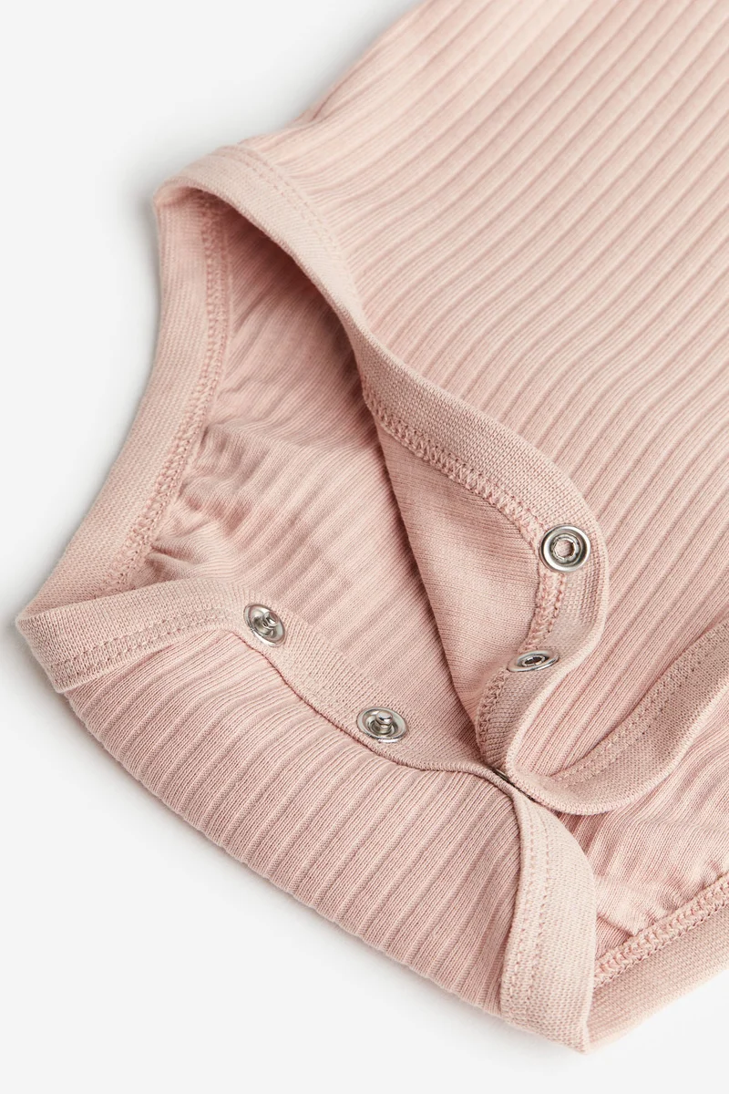 H&M 3-Pack Ribbed Bodysuits