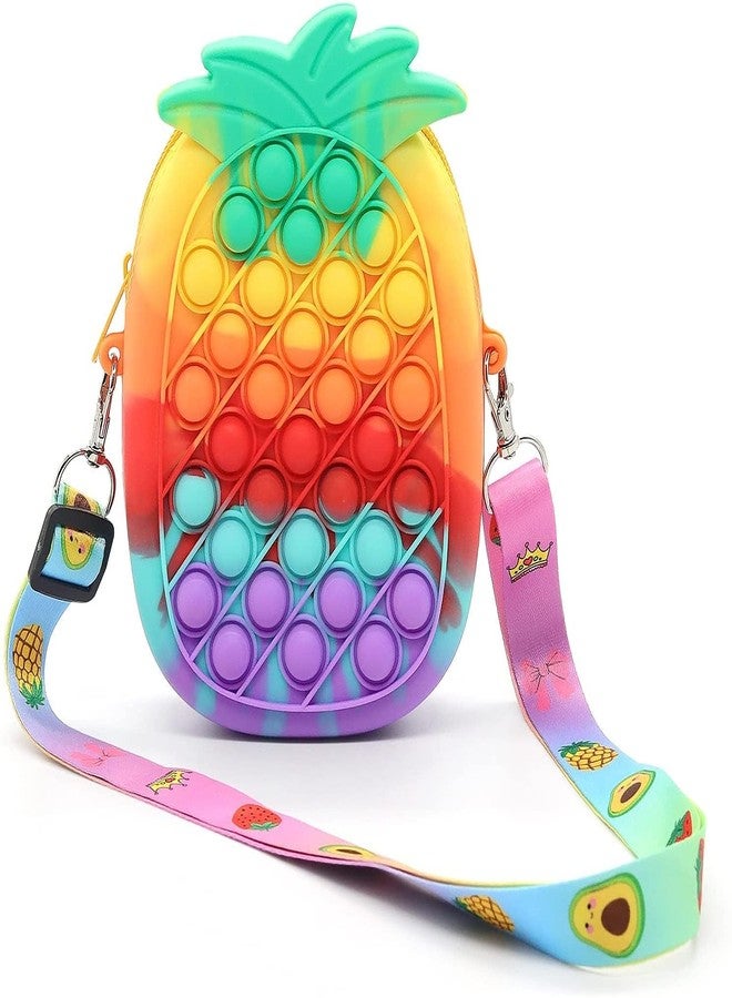JI ACCESSORIES J I ACCESSORIES Painaple Pop it Kids Girls purse - Image 2