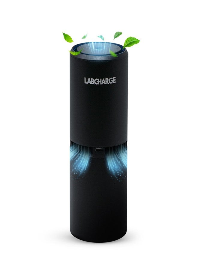 Lab Charge LabCharge Compact Air Purifier - Covers 250 Sq Ft - Ideal for Bedroom or Dorm Room - Silent HEPA Filter Captures Dust and Pollutants - Portable, Mini Air Purifier for Small Spaces - Image 1