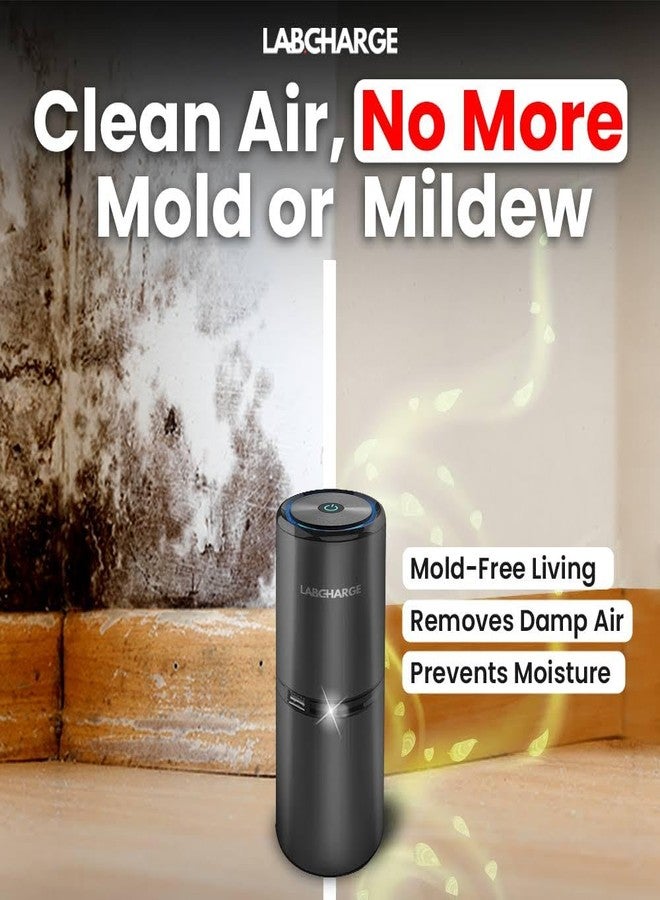Lab Charge LabCharge Compact Air Purifier - Covers 250 Sq Ft - Ideal for Bedroom or Dorm Room - Silent HEPA Filter Captures Dust and Pollutants - Portable, Mini Air Purifier for Small Spaces - Image 5