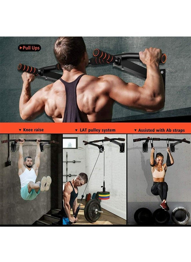 Rock Pow Pull Up Bar Wall Mounted Pull Up Bar Chin Up Bar Multi Gyms for Home, Strength Training Equipment (Max Load 200kg)  - Image 2