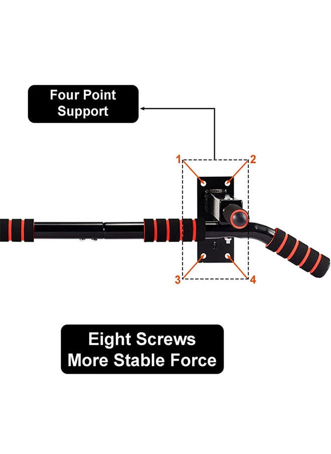 Rock Pow Pull Up Bar Wall Mounted Pull Up Bar Chin Up Bar Multi Gyms for Home, Strength Training Equipment (Max Load 200kg)  - Image 5