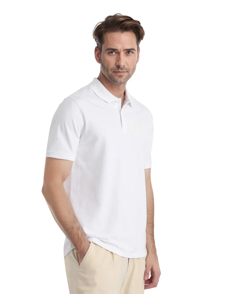 Rare Rabbit Men's Regular Fit Plain Polo