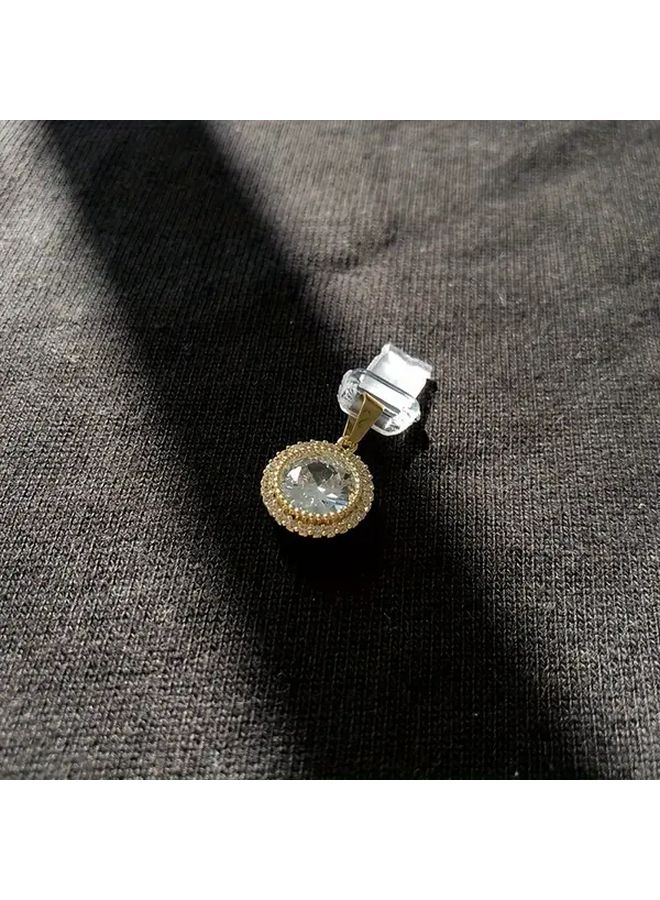 Silvery Zirconia Phone Charging Port Dust Plug Compatible with iPhone 6 to 14 Models - Image 4