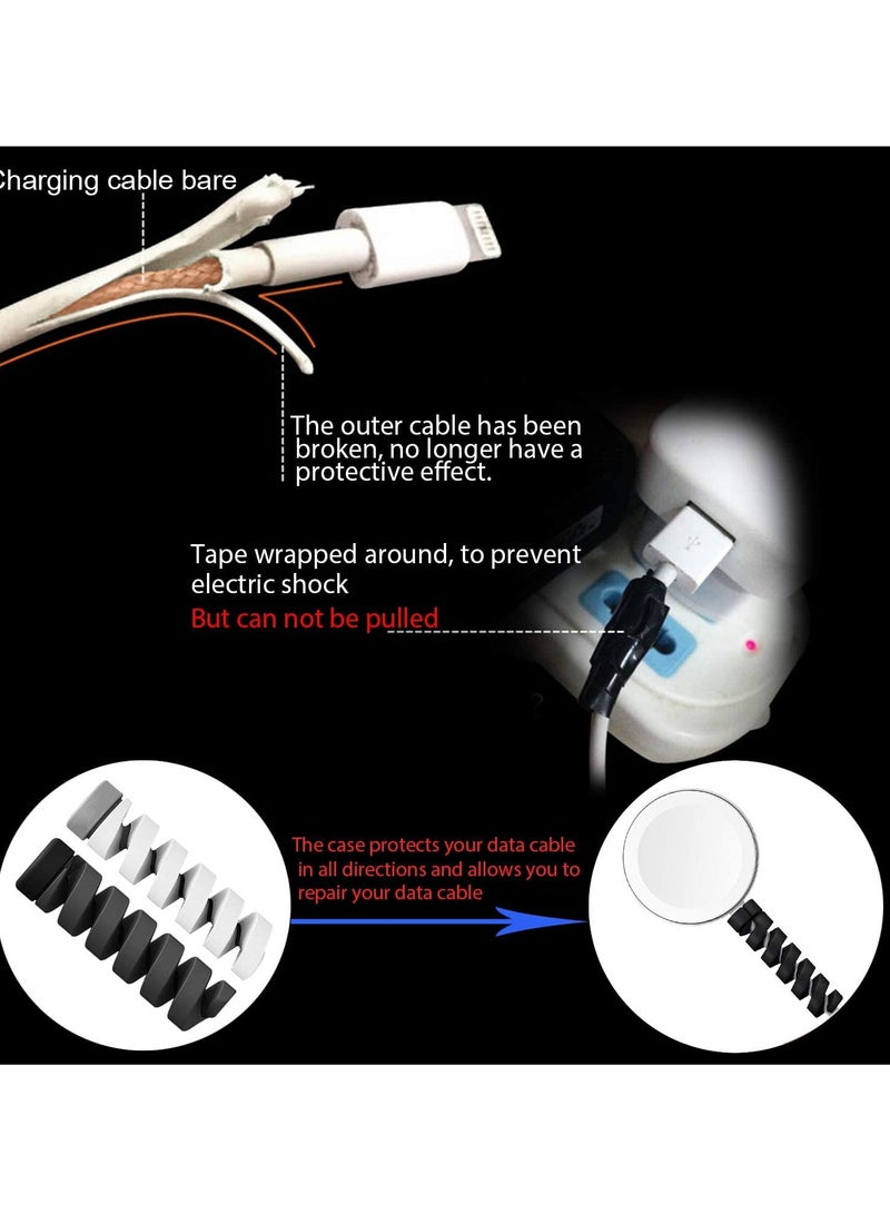 Alyashmac Cable Protector 24-Piece for Headphone Wire Data Charging Cord - Image 2