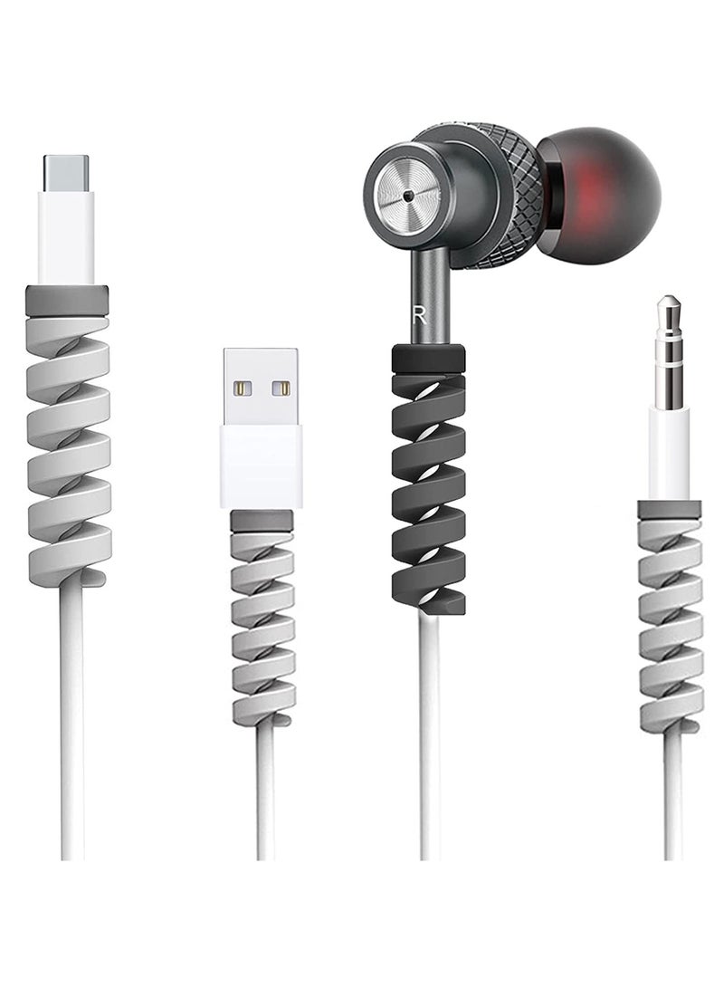 Alyashmac Cable Protector 24-Piece for Headphone Wire Data Charging Cord - Image 3