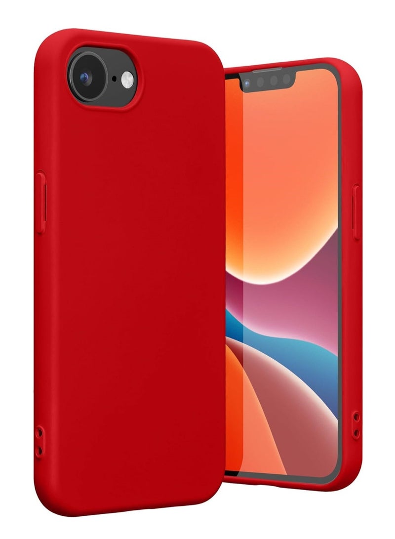 بورتوني غطاء حماية لهاتف iPhone 16e مصنوع من السيليكون الفاخر مع بطانة ناعمة من الألياف الدقيقة ومضاد للخدش والصدمات لهاتف iPhone 16e مقاس 6.1 بوصة - Image 1